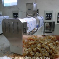 Jinan puffed rice snacks materials making machine twin screw extruder