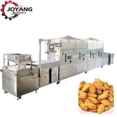 Almond Microwave Roasting Dryer Machine Cashew/ chestnut/ pumpkin seed Nut Drying Sterilization Machine