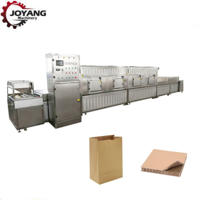 PLC Controlled Mesh Belt Microwave Drying Equipment For Paper Products