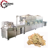 PLC Control Conveyor Microwave Spices Seasoning Dehydrator Myrcia Drying Sterilization Machine