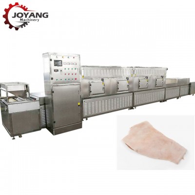 New CE Certified Microwave Pigskin Drying Equipment