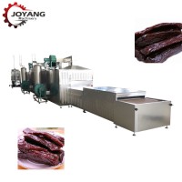 Tunnel Continuous Beef Jerky Microwave Drying Sterilization Machine