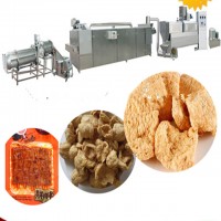 Soya meat processing line textured vegetable soya Meat making machine